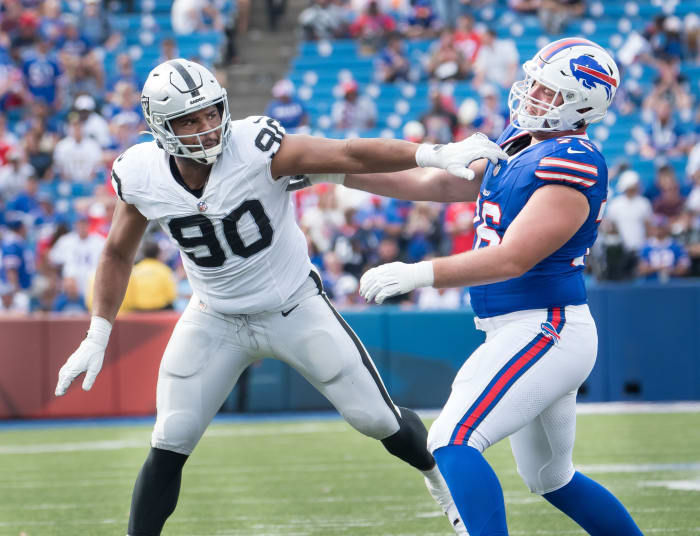 The Las Vegas Raiders have decided to move on from defensive lineman Jerry Tillery.
